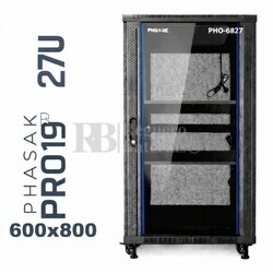 Armario Rack 27U 600x800 | Phasak Pro PHO-6827 19 In